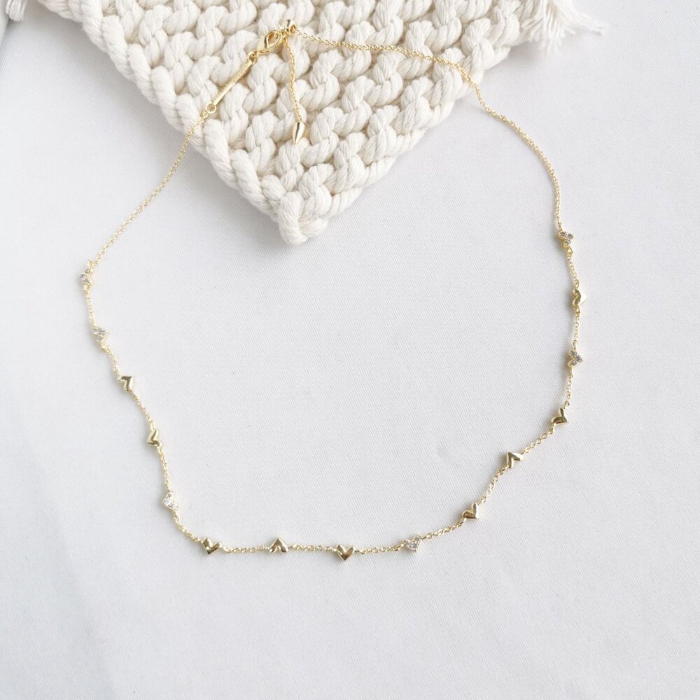 Kendra Scott Gold Necklace with Silver Accents - Picture 2 of 3